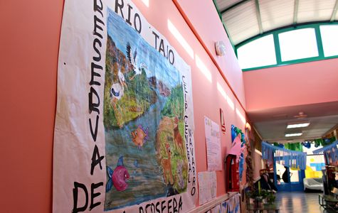 Los escolares de Valencia de Alcntara la verdadera reserva del Tajo Internacional