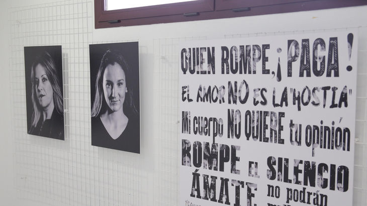 violencia de gnero feminismo mujer San Vicente de Alcntara Montaa Gama Extremadura cultura exposicin fotogrfica fotografa